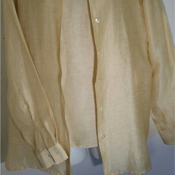 Italian Fine Linen 2 Piece Shirt Set 10 - Picture 3 of 4